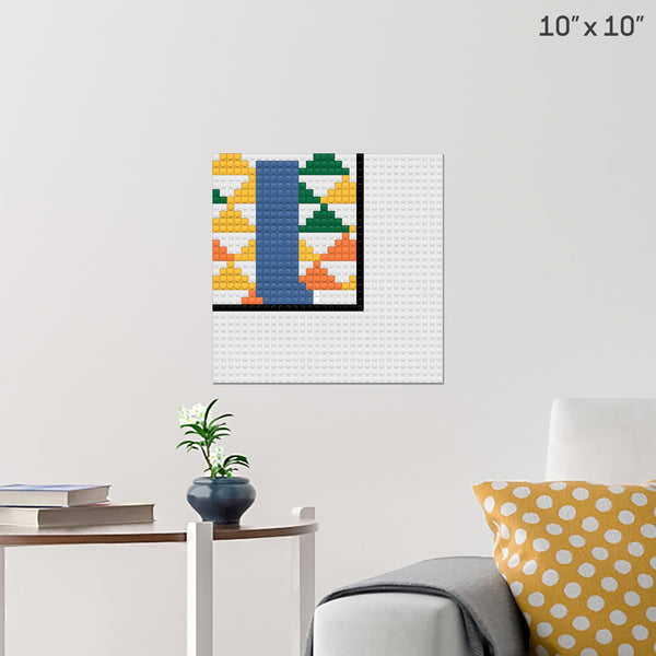 Mac Miller Blue Slide Park Brick Poster