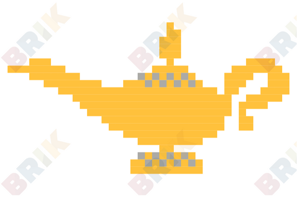 Magic Lamp Pixel Art