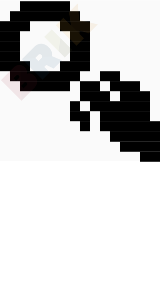 Magnifying Glass Pixel Art