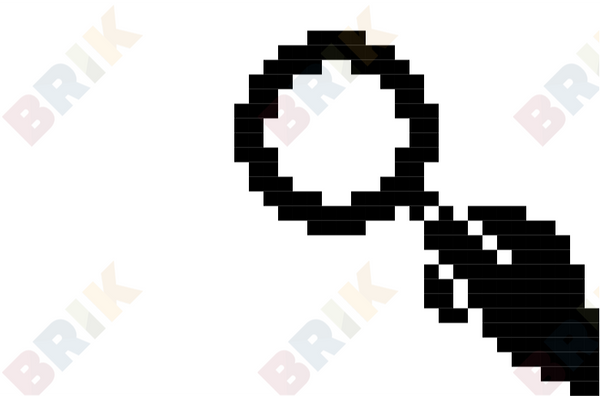 Magnifying Glass Pixel Art