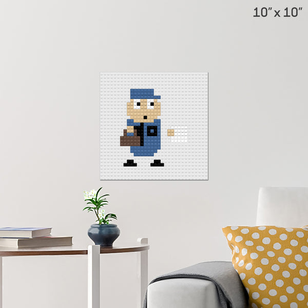 Mailman Brick Poster