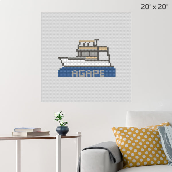 MAINSHIP TRAWLER Brick Poster