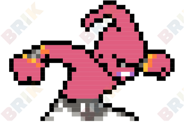 Majin Boo Pixel Art