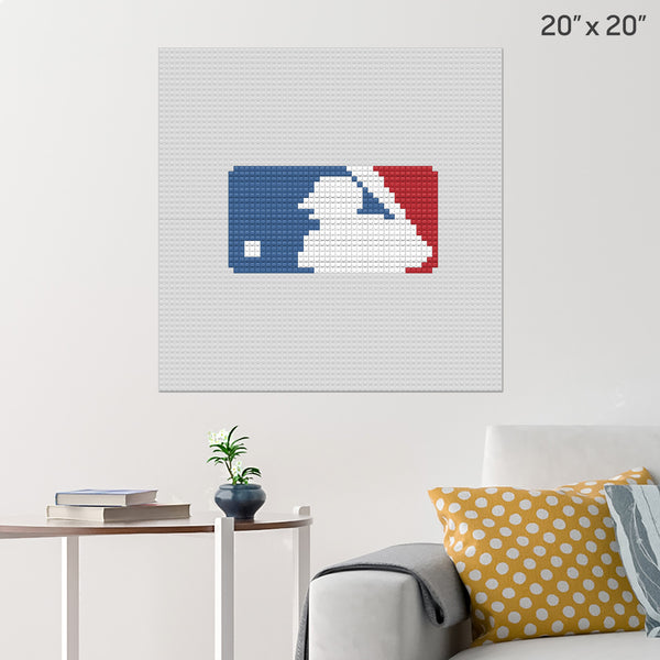 Major League Baseball Brick Poster