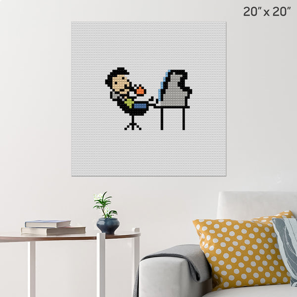 Make Up Your Own Holiday Day Brick Poster