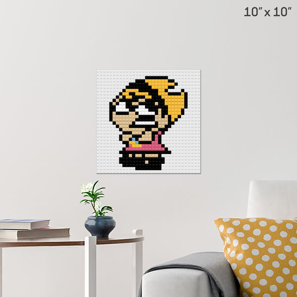 Mandy Pixel Art Wall Poster - Build Your Own with Bricks! - BRIK