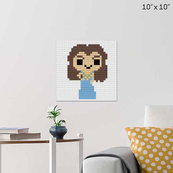 Margaery of House Tyrell Brick Poster