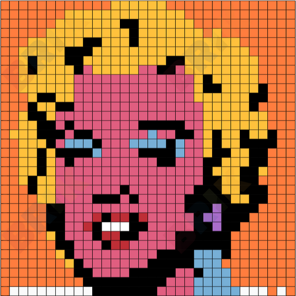 Marilyn Monroe - Orange