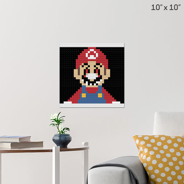 Mario .EXE Brick Poster
