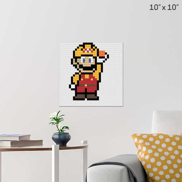 MARIO MAKER Brick Poster
