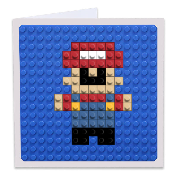 mario mini Greeting Card