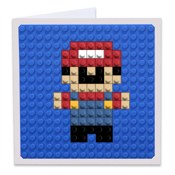 mario mini Greeting Card