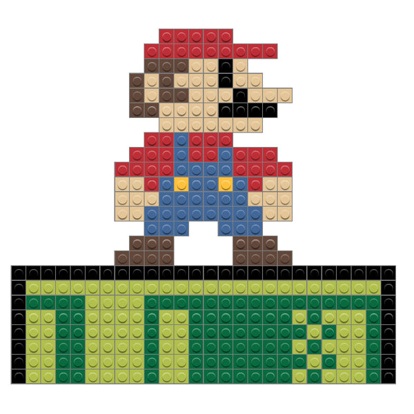 Mario on a Pipe