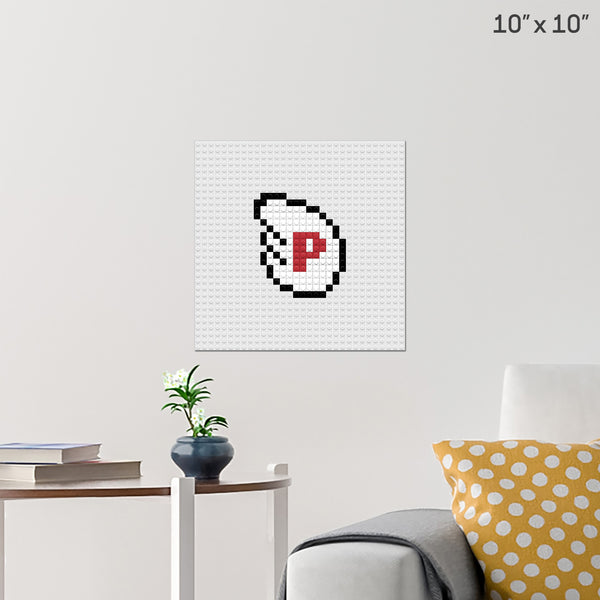 Mario P Wing Brick Poster