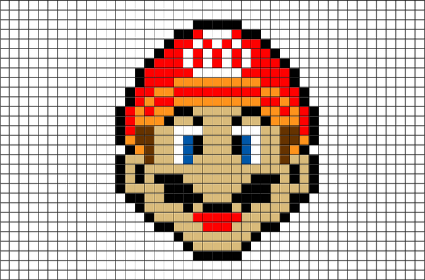 Mario Pixel Art