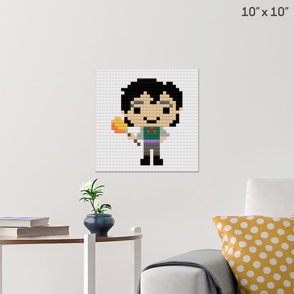 Mateo de Alva Brick Poster