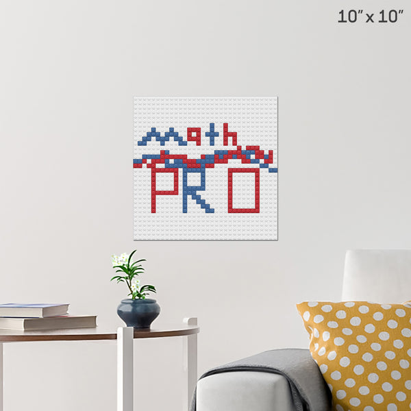 math Brick Poster