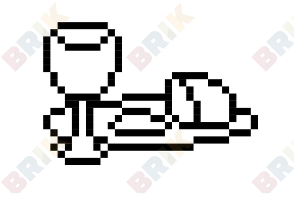 Maundy Thursday Pixel Art