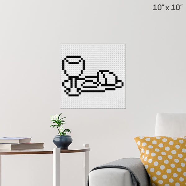 Maundy Thursday Brick Poster