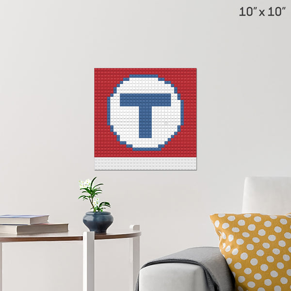 MBTA Red Line Brick Poster