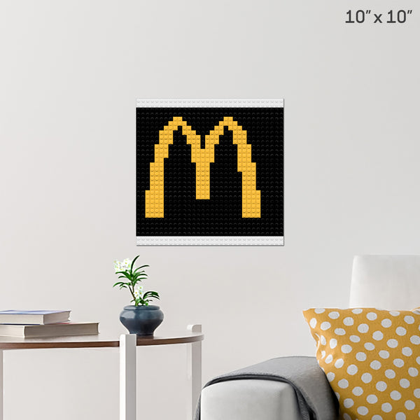 mcdonalds Brick Poster