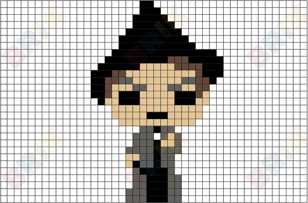 Professor Minerva McGonagall Pixel Art