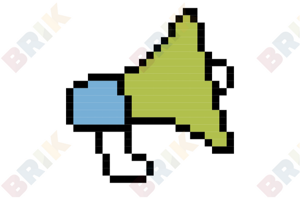 Megaphone Pixel Art