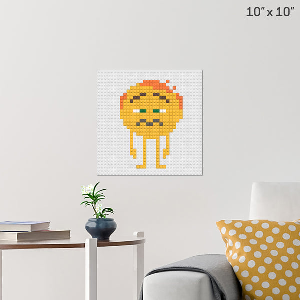 Mel Meh Brick Poster