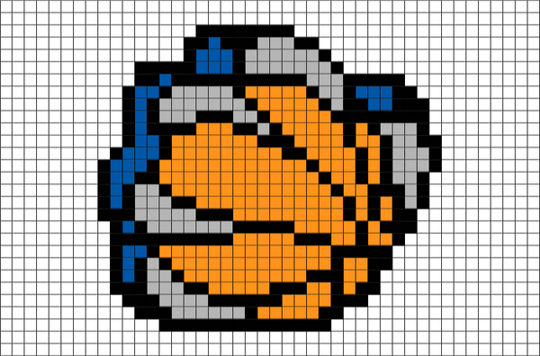 Memphis Grizzlies Pixel Art