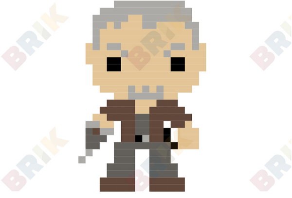 Merle Dixon Pixel Art
