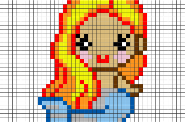 Mermaid Pixel Art