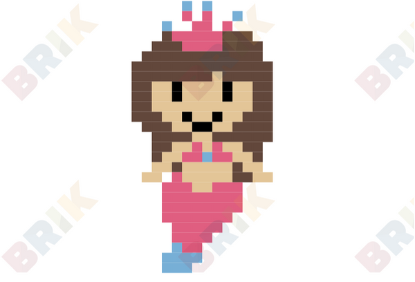 Mermaid Pixel Art