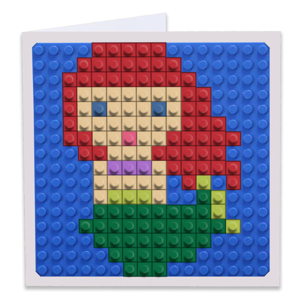 Mermeid Ariel Greeting Card