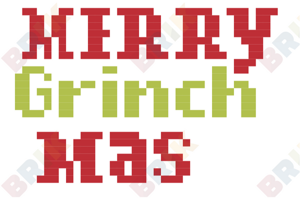 Merry Grinch-mas Pixel Art