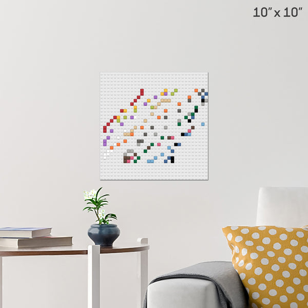 mess Brick Poster