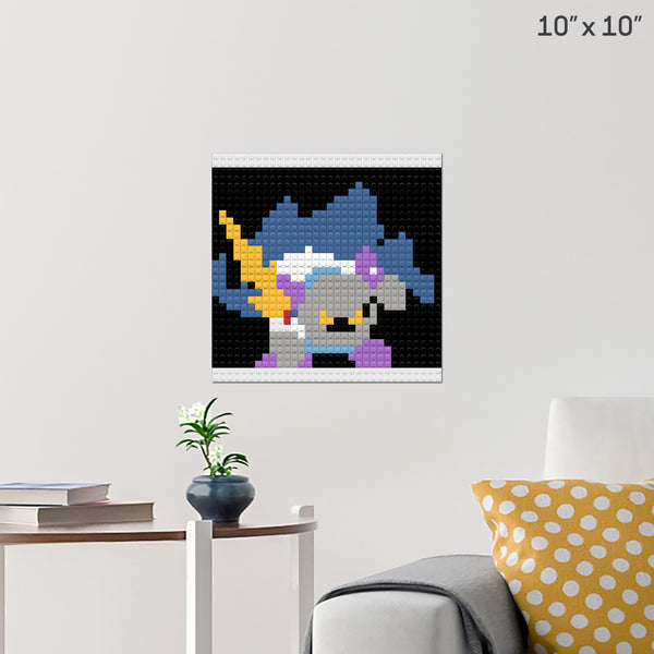 Meta knight Brick Poster