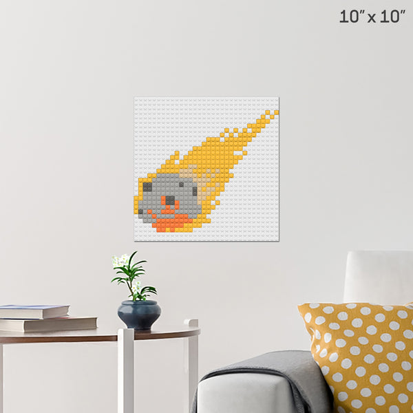 Meteor Day Brick Poster