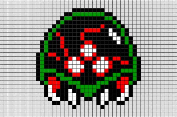 Metroid Pixel Art