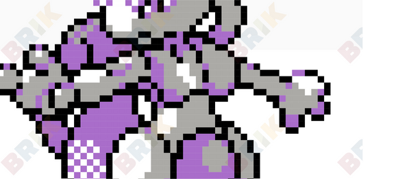 Mewtwo Pixel Art