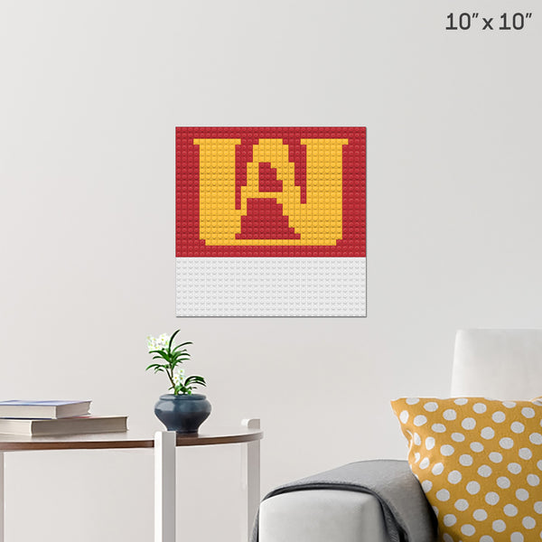 mha Brick Poster