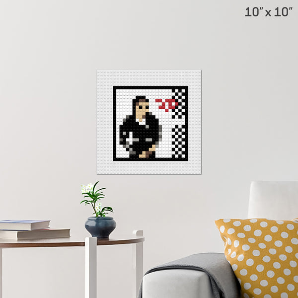 Michael Jackson's Bad Album Brick Poster