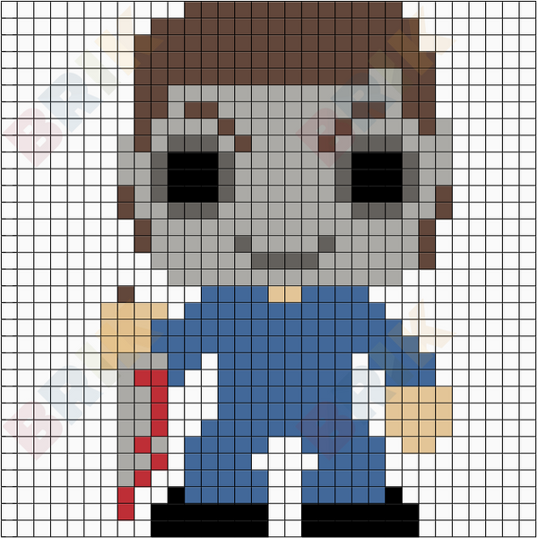 Michael Myers Pixel Art