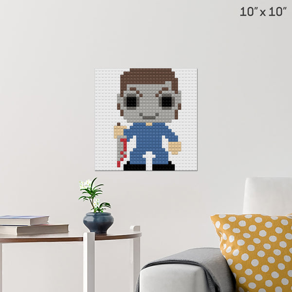 Michael Myers Brick Poster