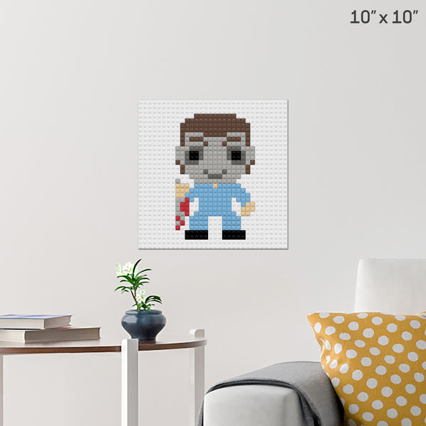 Michael Myers Brick Poster