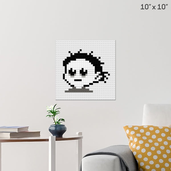Michael Myers Brick Poster