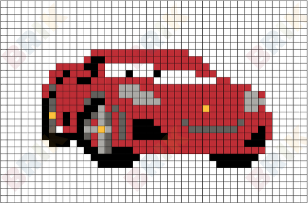 Michael Schumacher Pixel Art