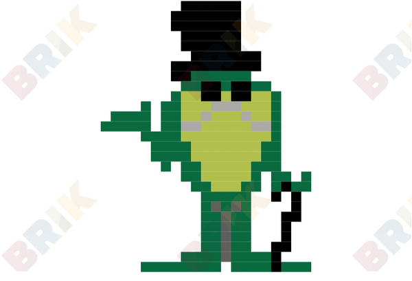 Michigan J. Frog Pixel Art