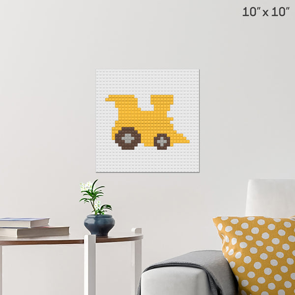 Midnight train to Georgia Brick Poster