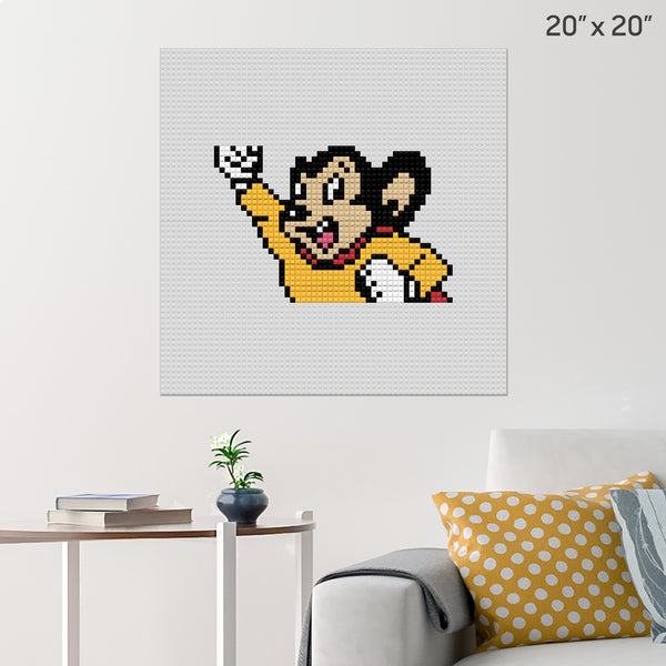 Mighty Mouse Brick Poster