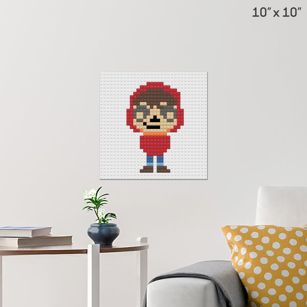 Miguel Rivera Brick Poster